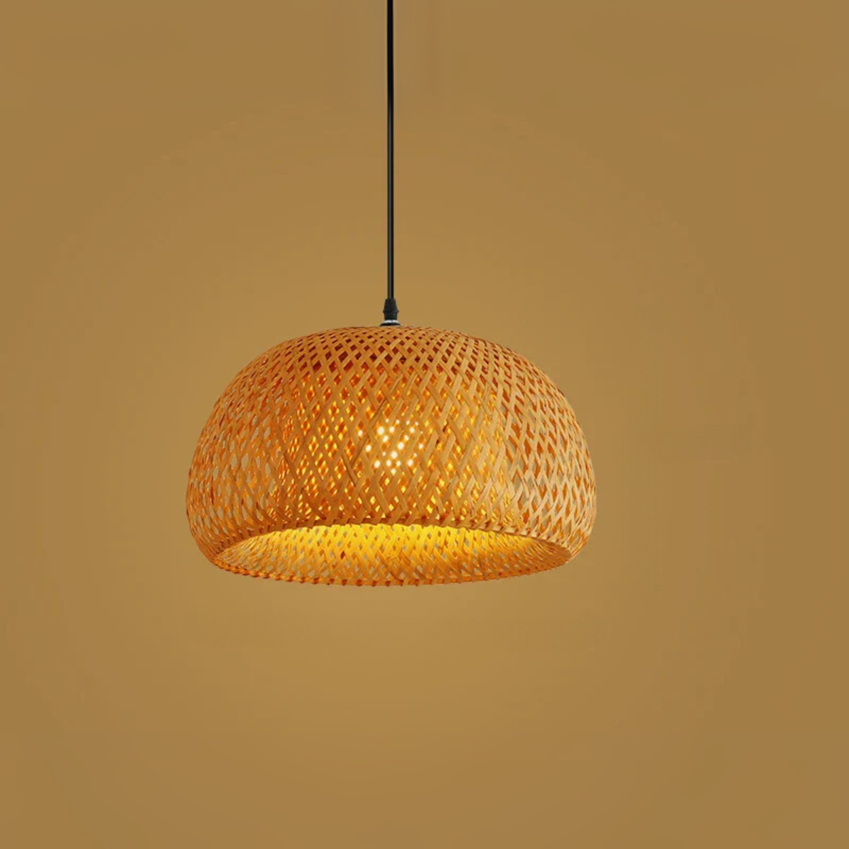 Luminaire plafonnier rotin - Radiant