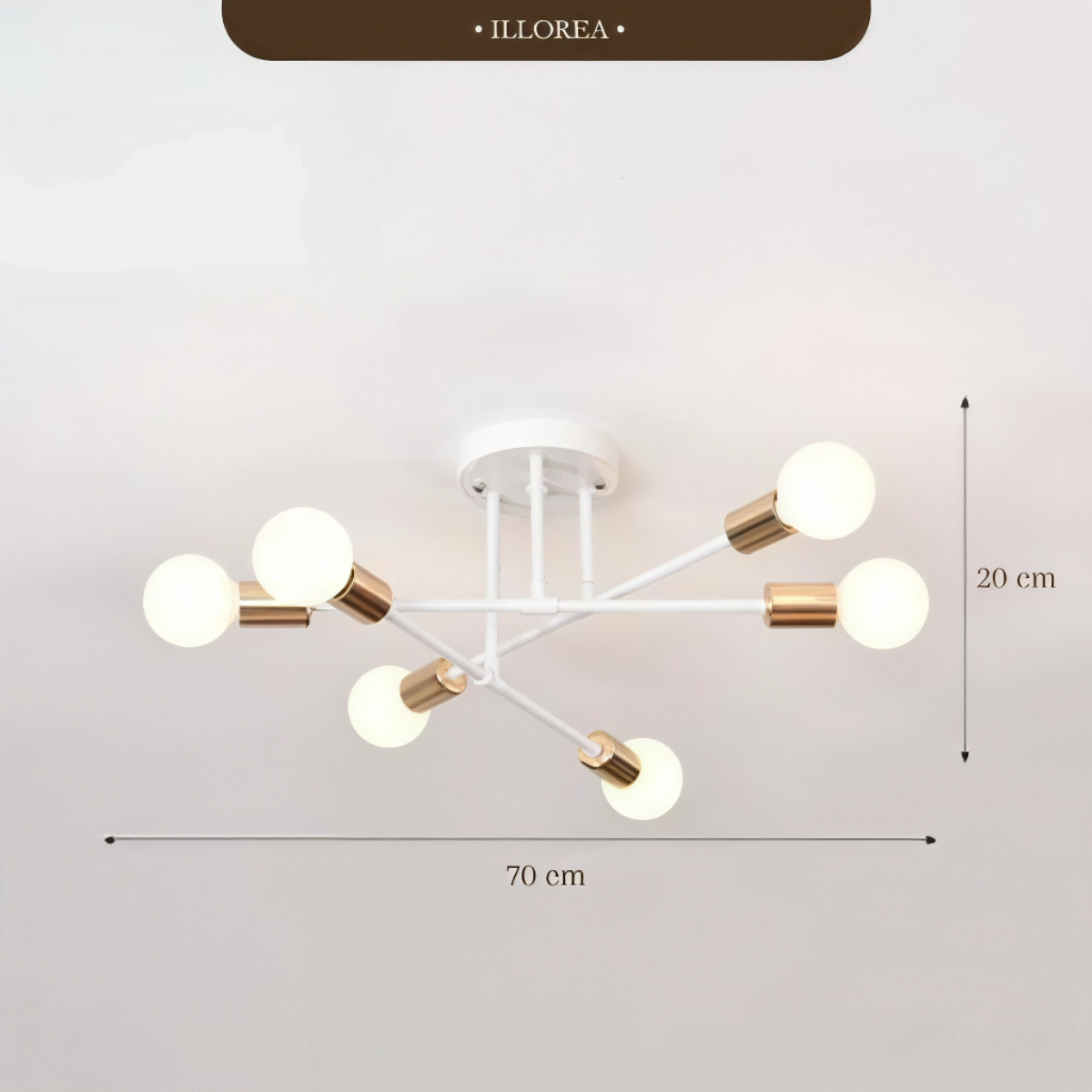Plafonnier boule verre contemporain - Horizonis