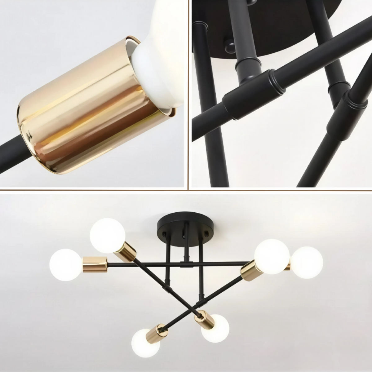 Plafonnier boule verre contemporain - Horizonis