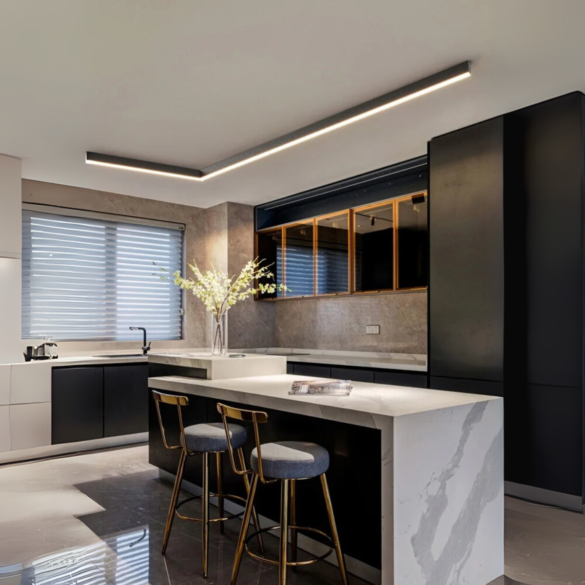 Plafonnier barre LED - Axe