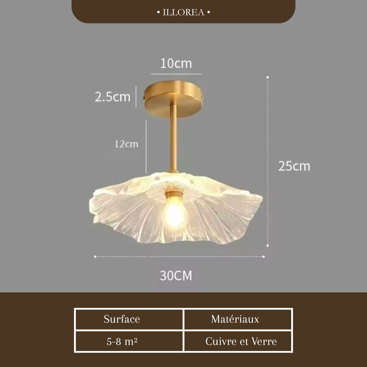 Plafonnier fleur - Harmonie