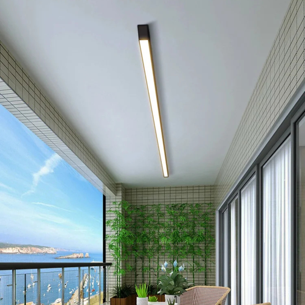 Plafonnier barre LED - Axe