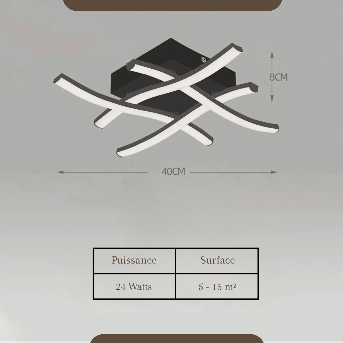 Plafonnier LED moderne design - Illume