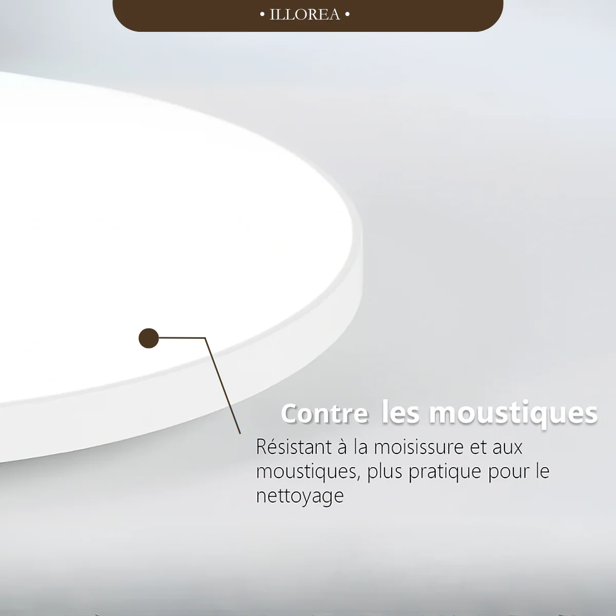 Plafonnier LED rond – Halo