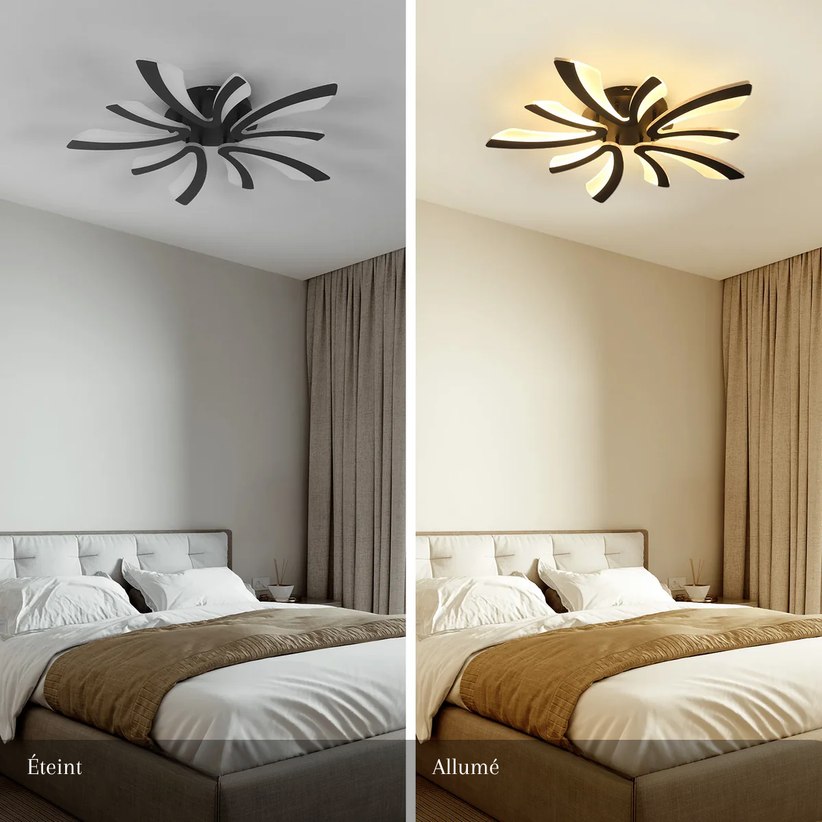 Luminaire LED plafonnier design - Eclipse