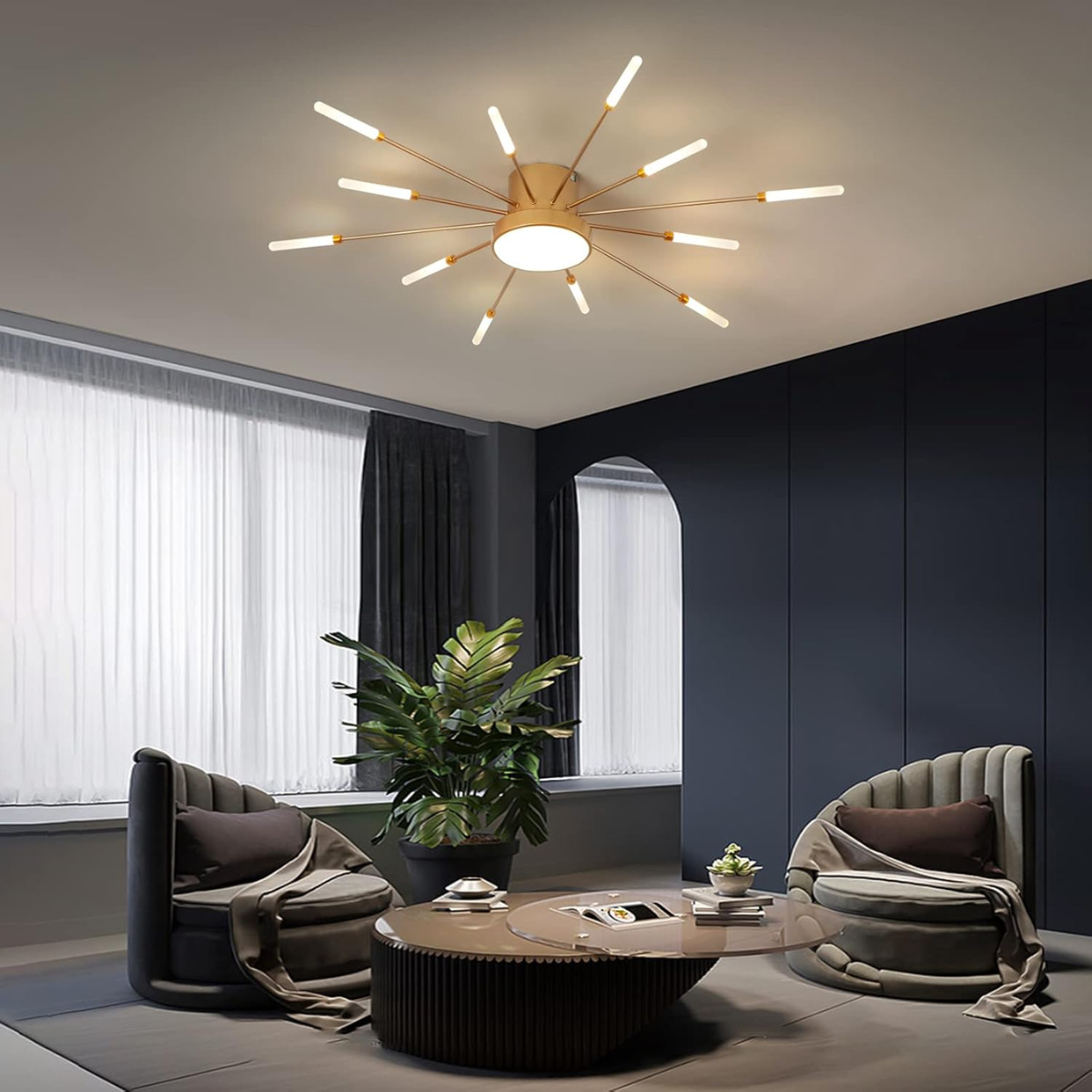 Plafonnier moderne salon - Solara