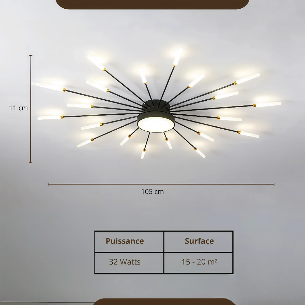 Plafonnier moderne salon - Solara