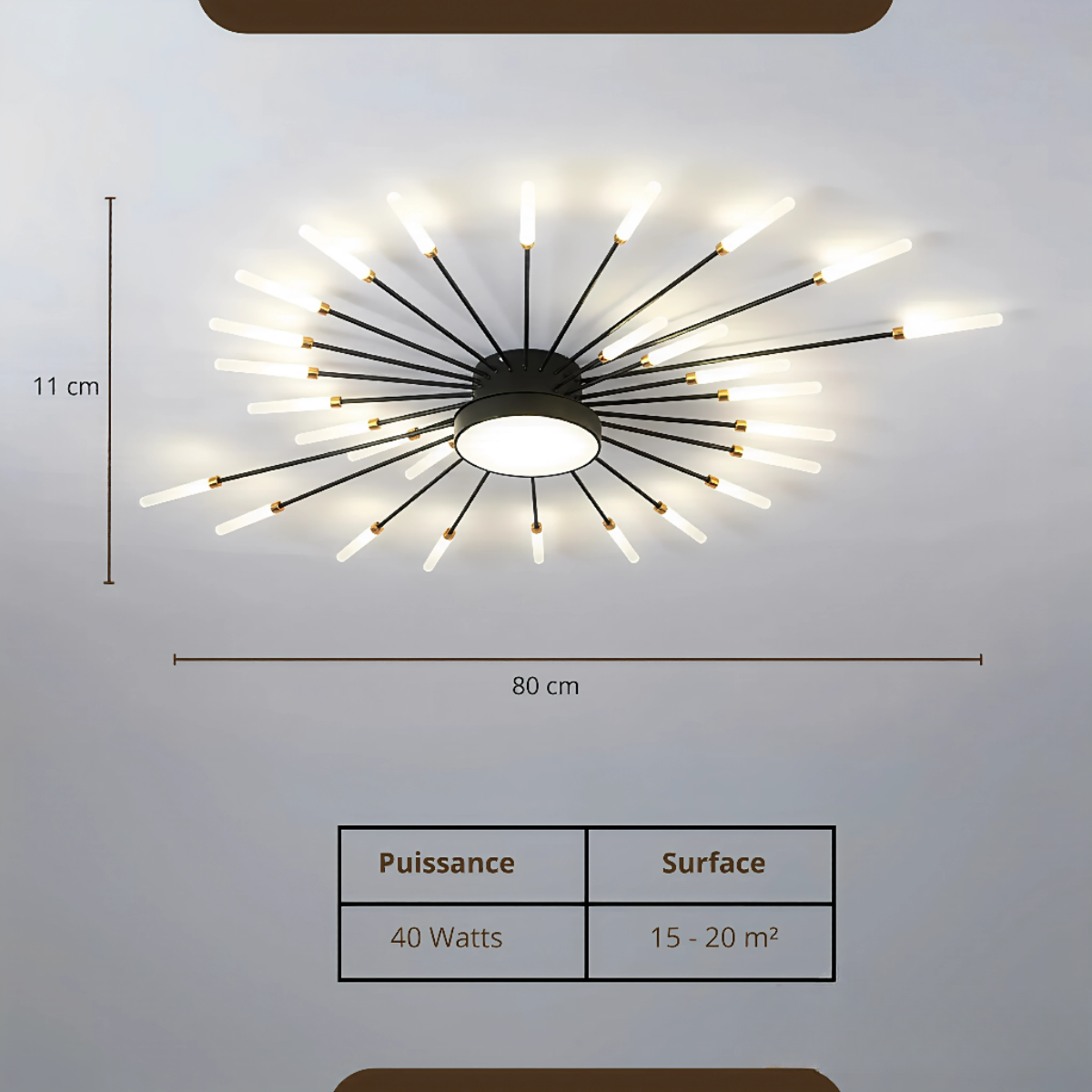 Plafonnier moderne salon - Solara
