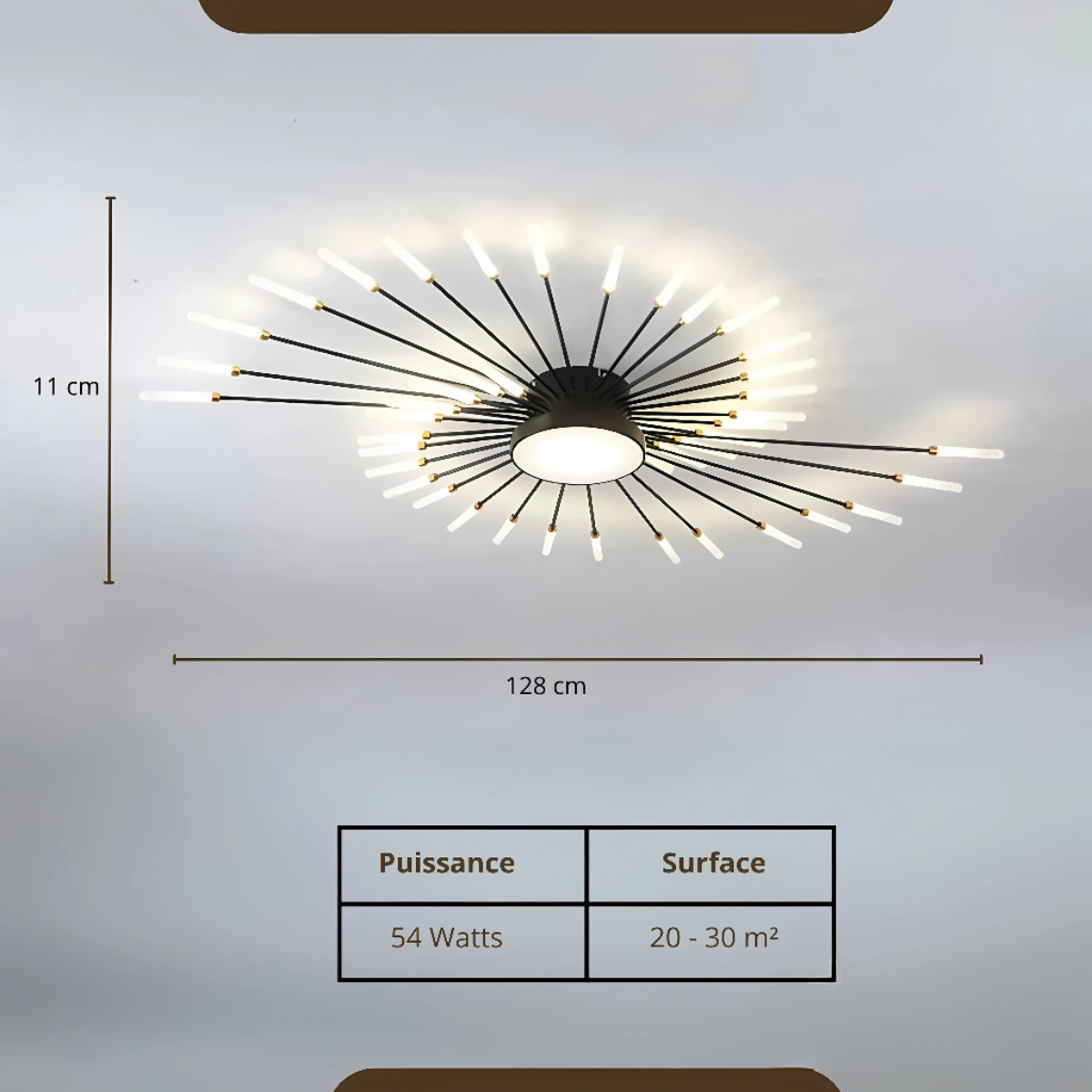 Plafonnier moderne salon - Solara