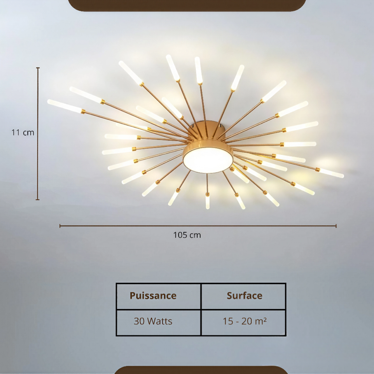 Plafonnier moderne salon - Solara