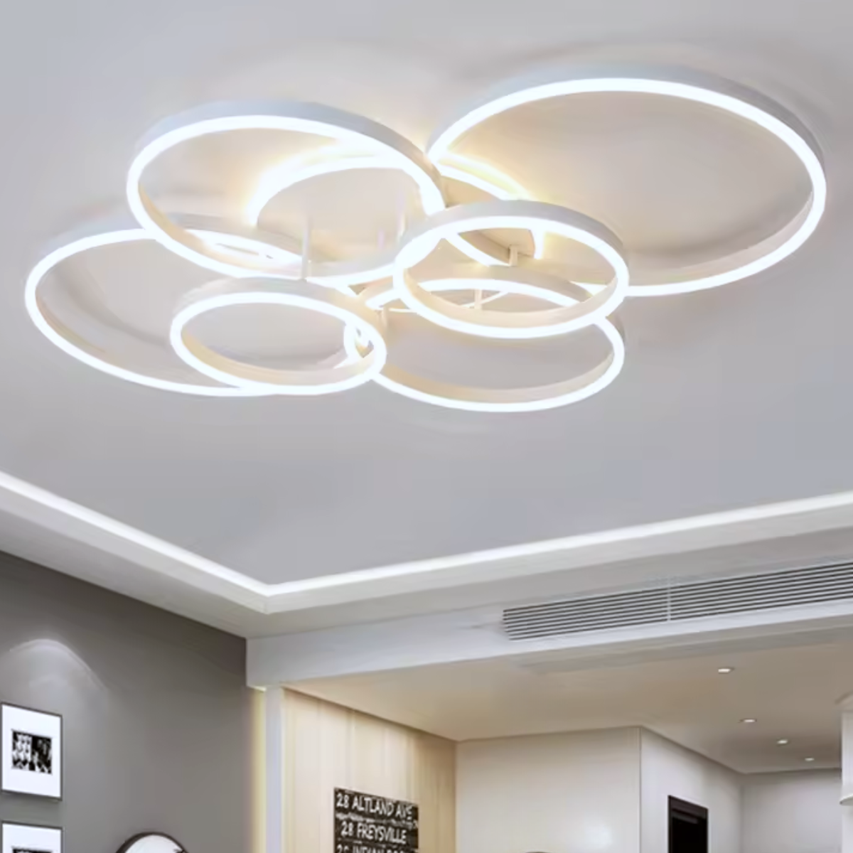 Plafonnier salon moderne LED - Polaris