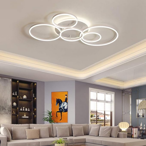 Plafonnier salon moderne LED - Polaris