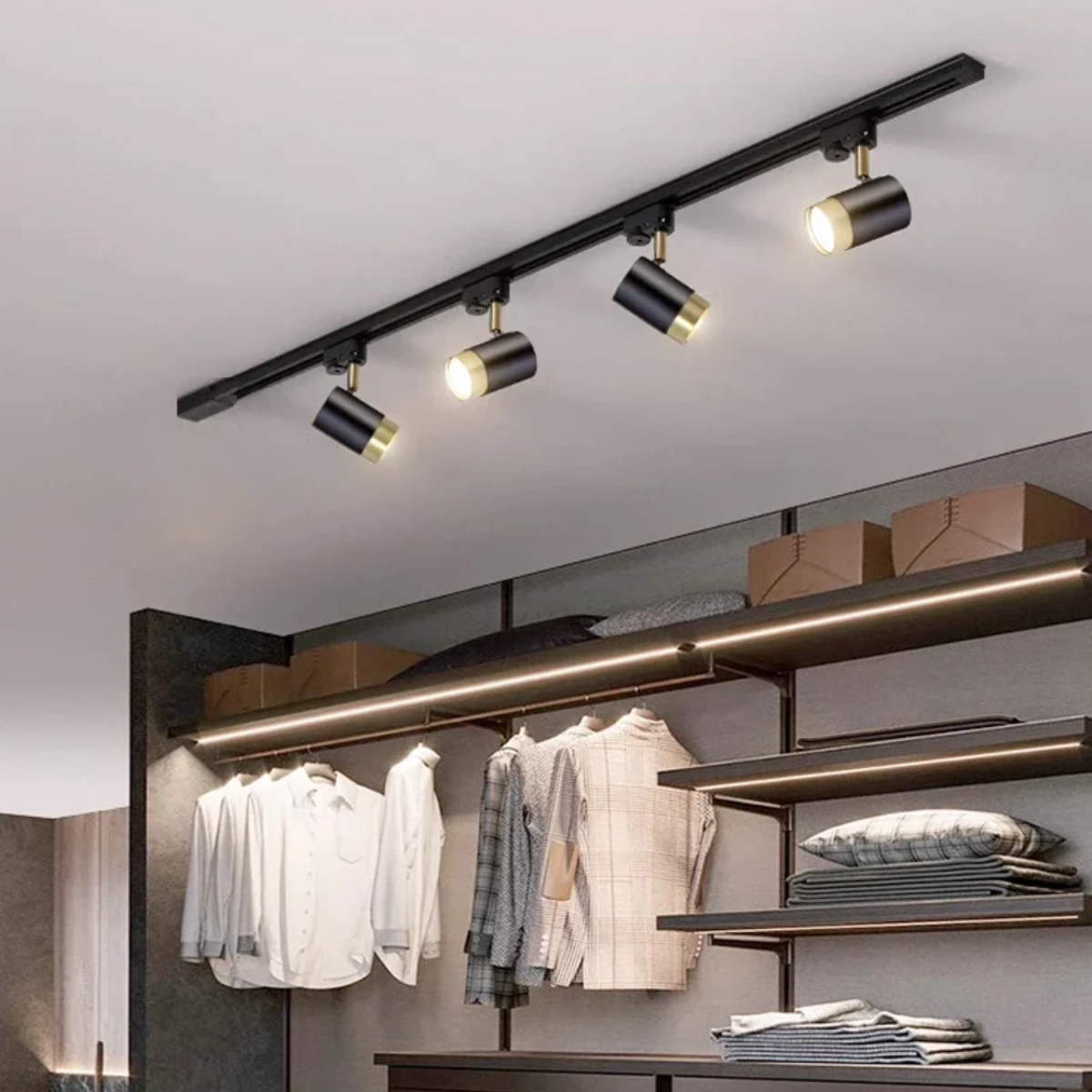 Plafonnier 4 spots orientables - Meridianis