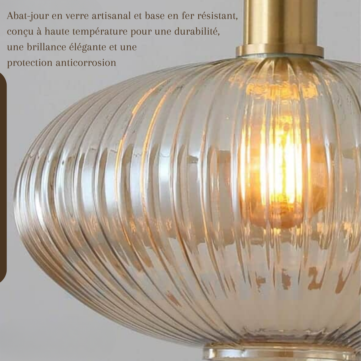 Plafonnier verre vintage - Ethereal