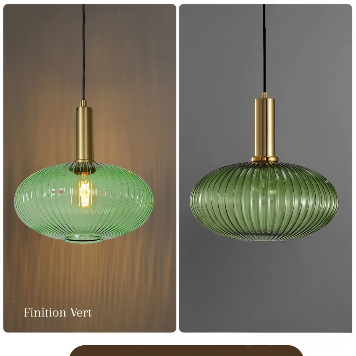 Plafonnier verre vintage - Ethereal