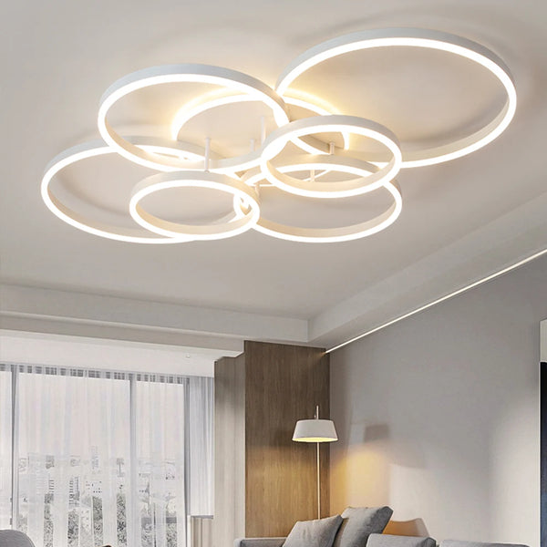 Plafonnier salon moderne LED - Polaris