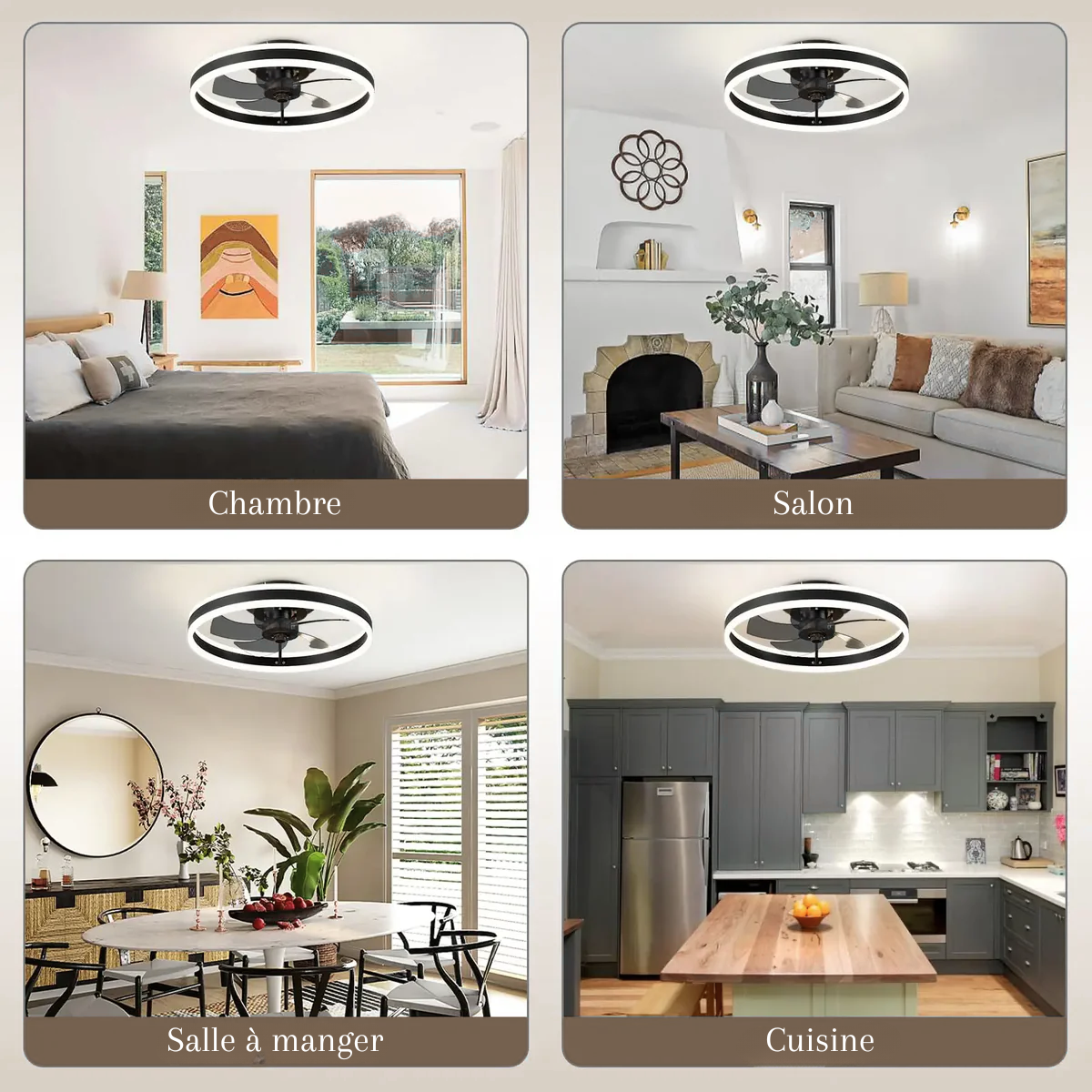 Ventilateur plafonnier silencieux - Aeris