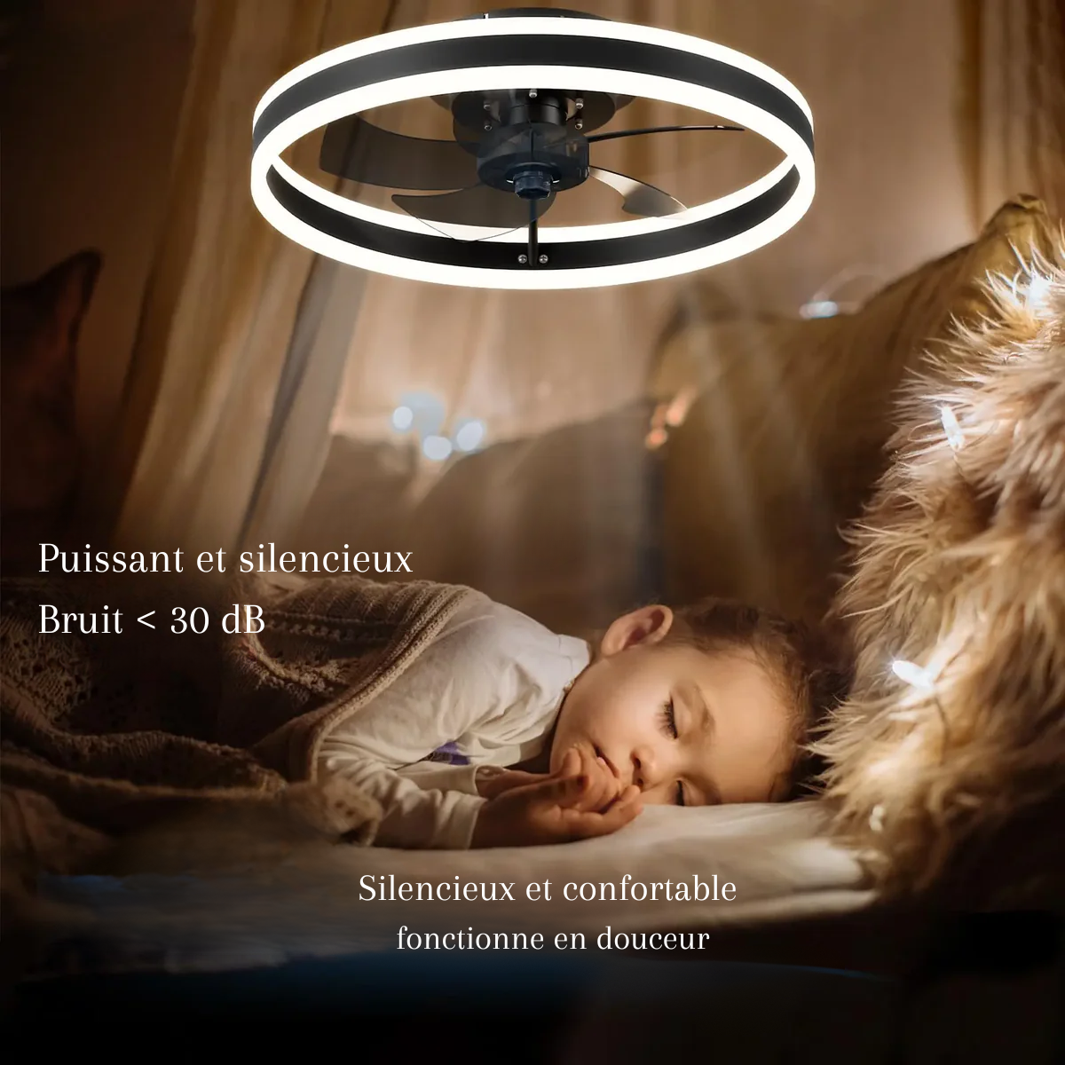 Ventilateur plafonnier silencieux - Aeris