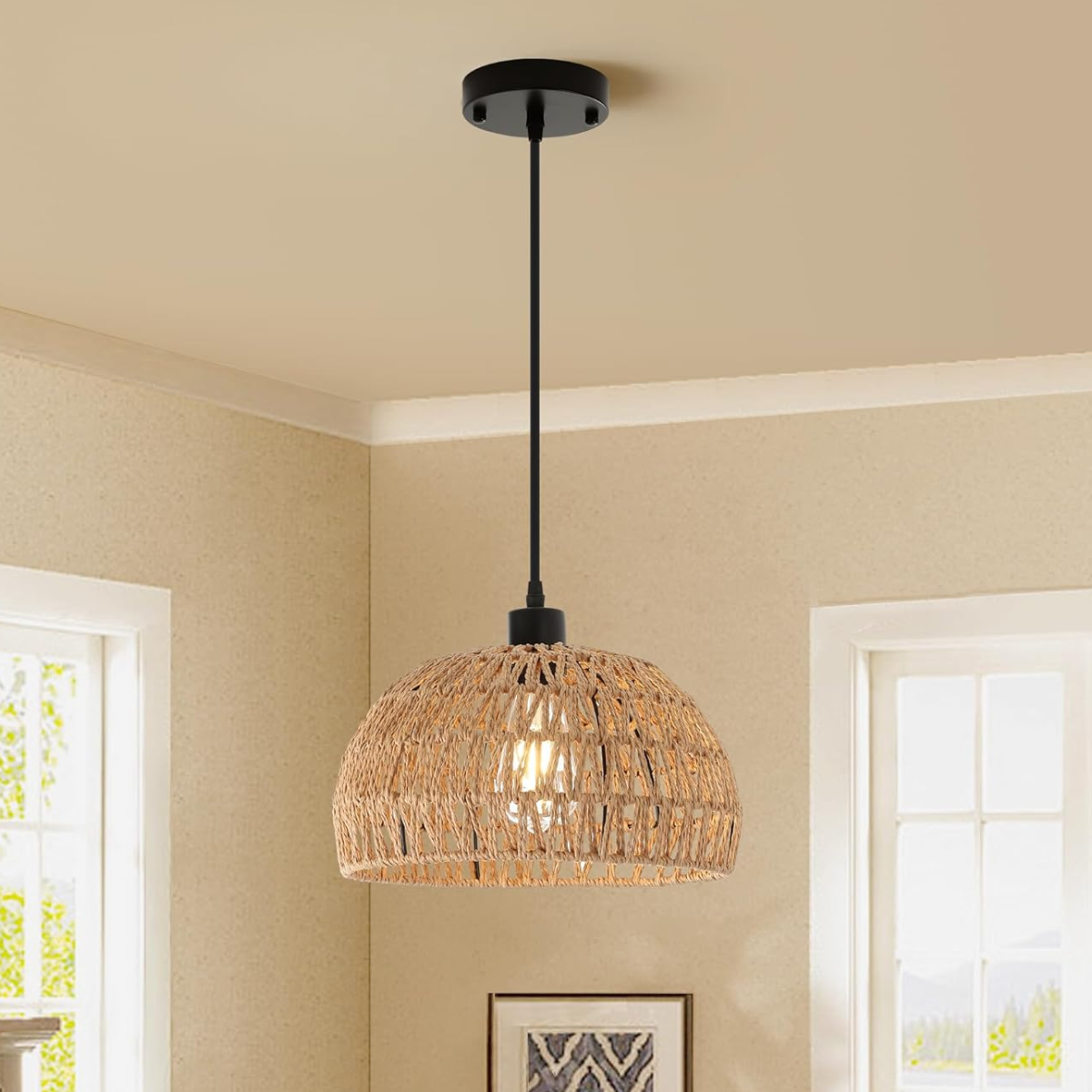 Luminaire plafonnier bambou - Aurea