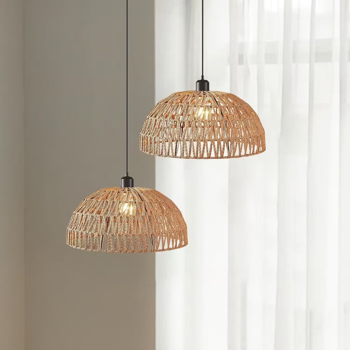 Luminaire plafonnier bambou - Aurea