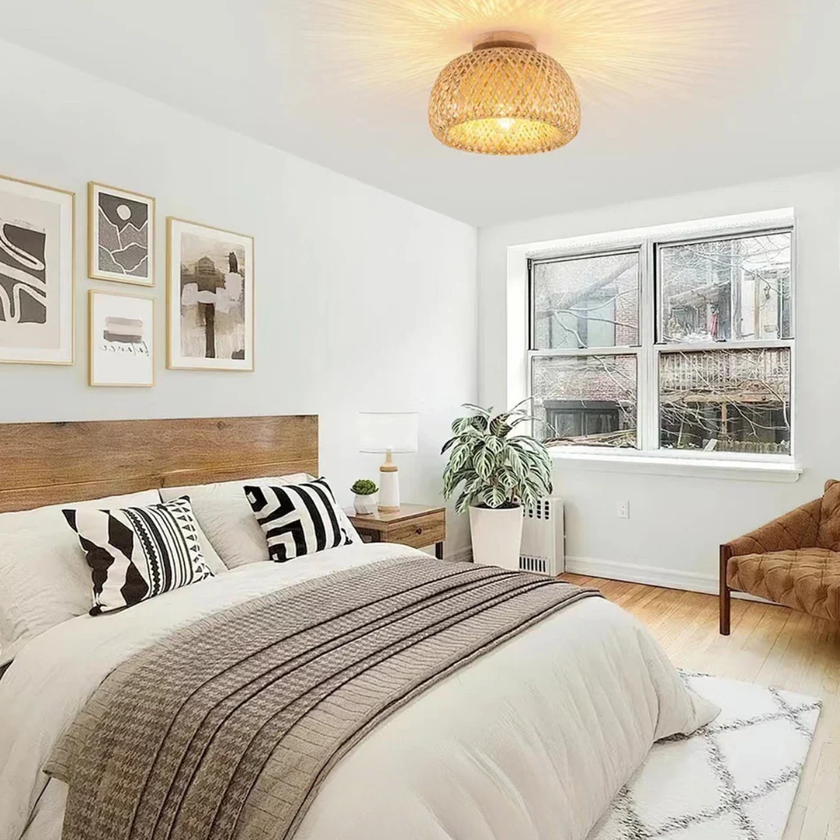 Petit plafonnier bambou - Arboris