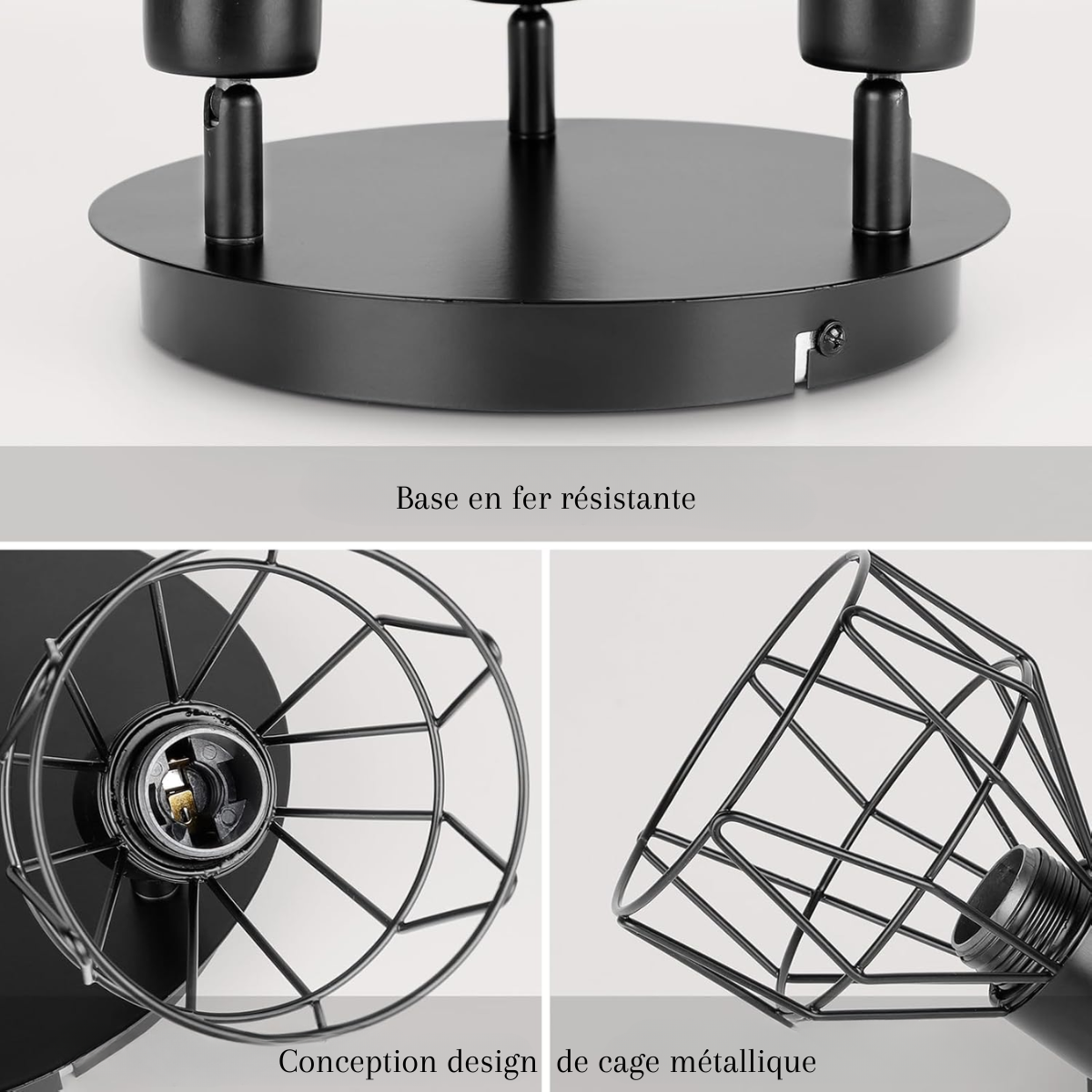 Plafonnier 3 spots - Apexia