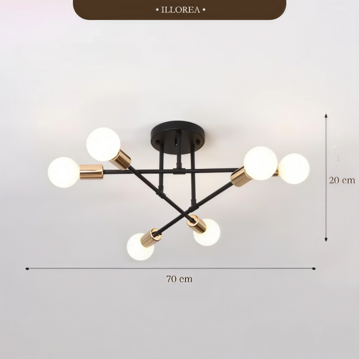 Plafonnier boule verre contemporain - Horizonis