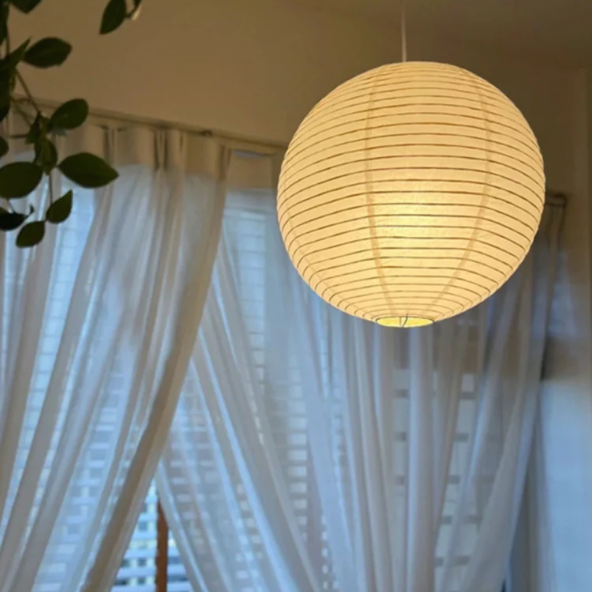 Plafonnier boule papier - Globe