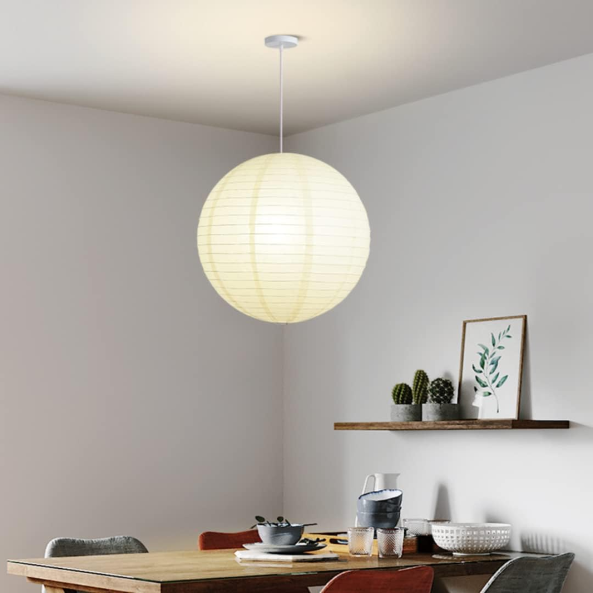 Plafonnier boule papier - Globe