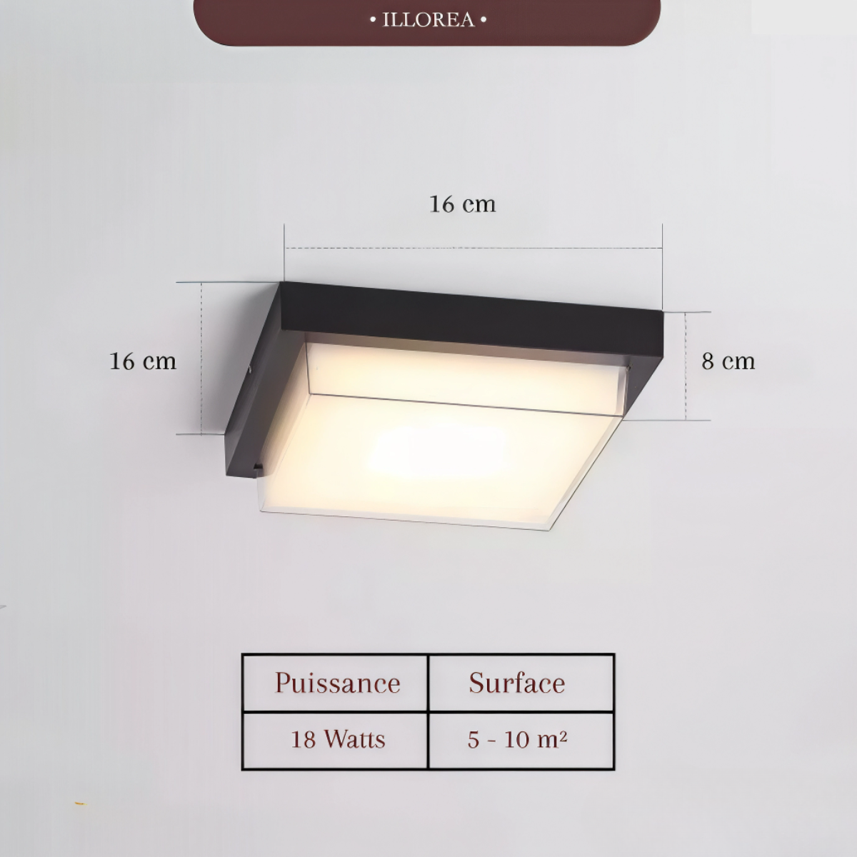 Plafonnier exterieur LED - Nova