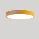  Jaune mat & bois clair