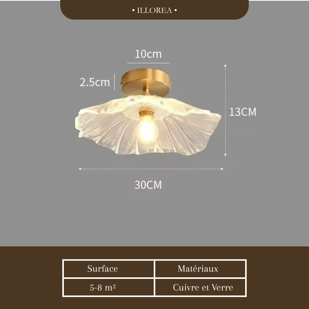 Plafonnier fleur - Harmonie