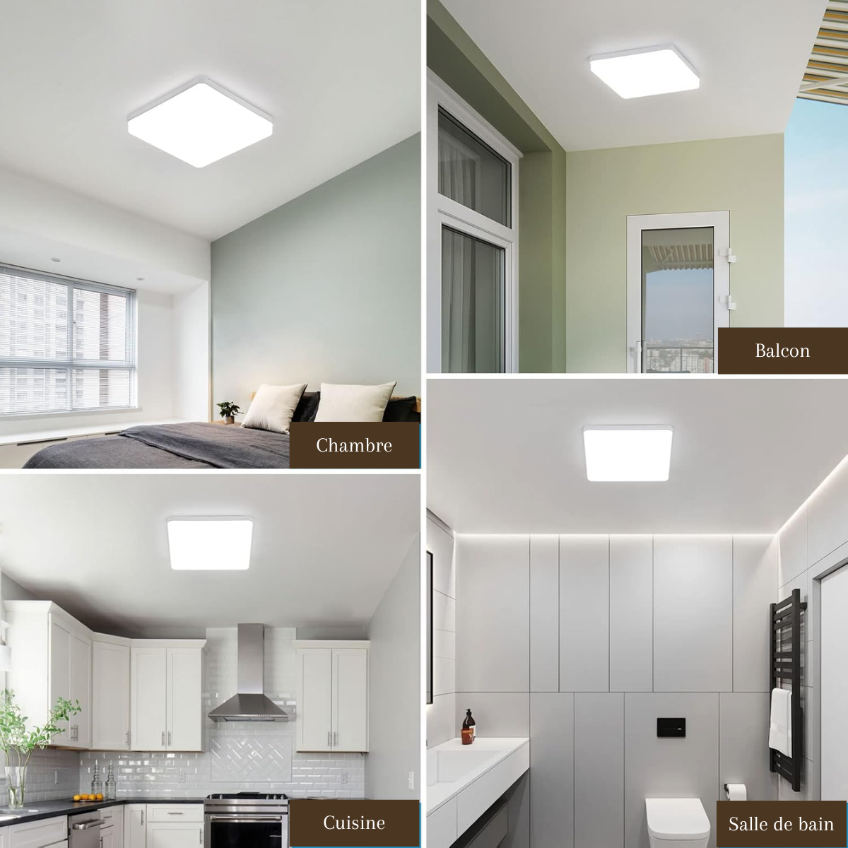 Plafonnier LED carré - Square