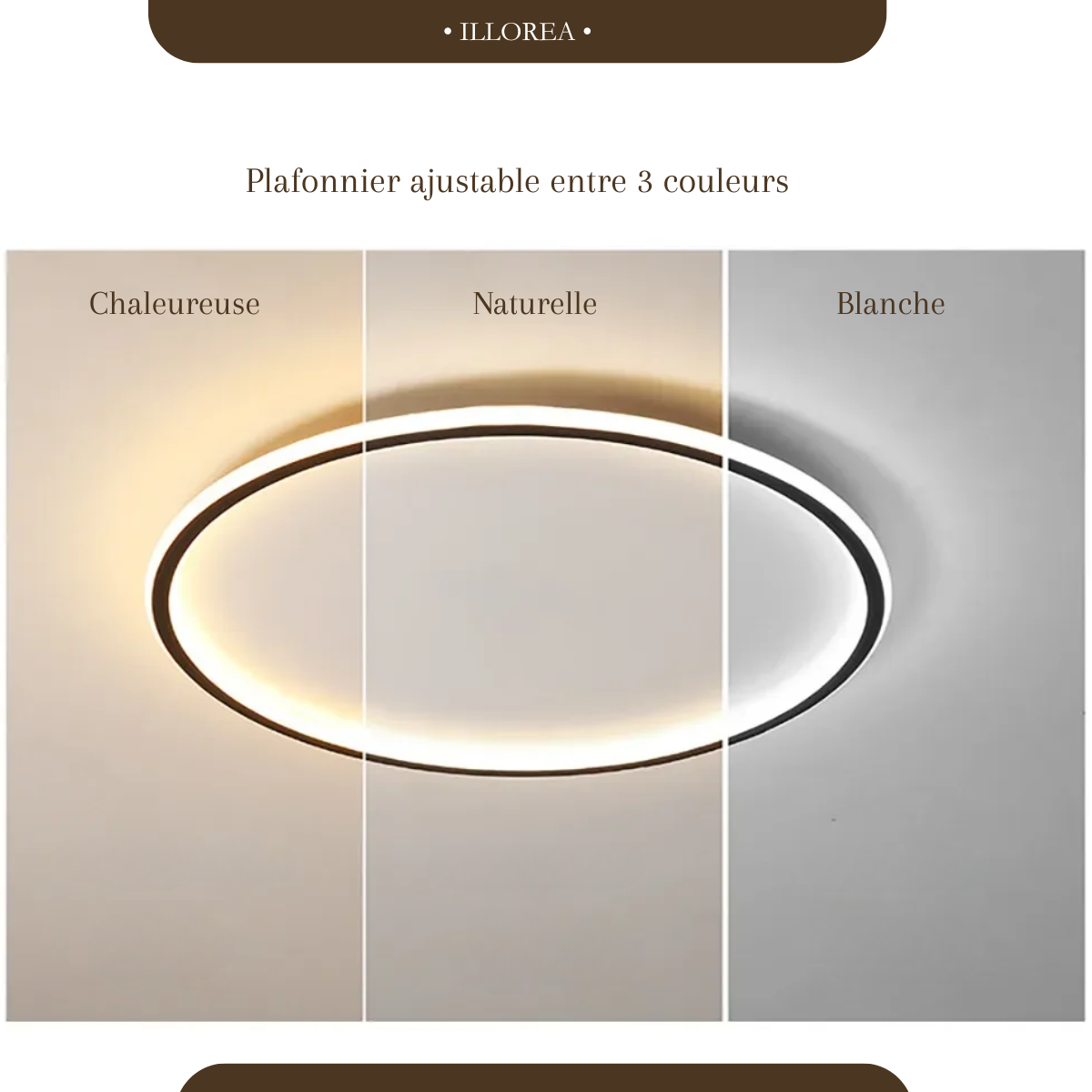 Plafonnier cercle LED - Prestige