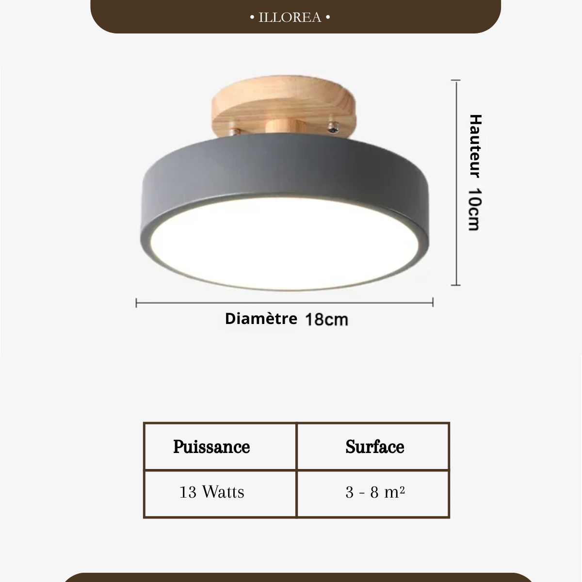 Plafonnier scandinave led - Ethos