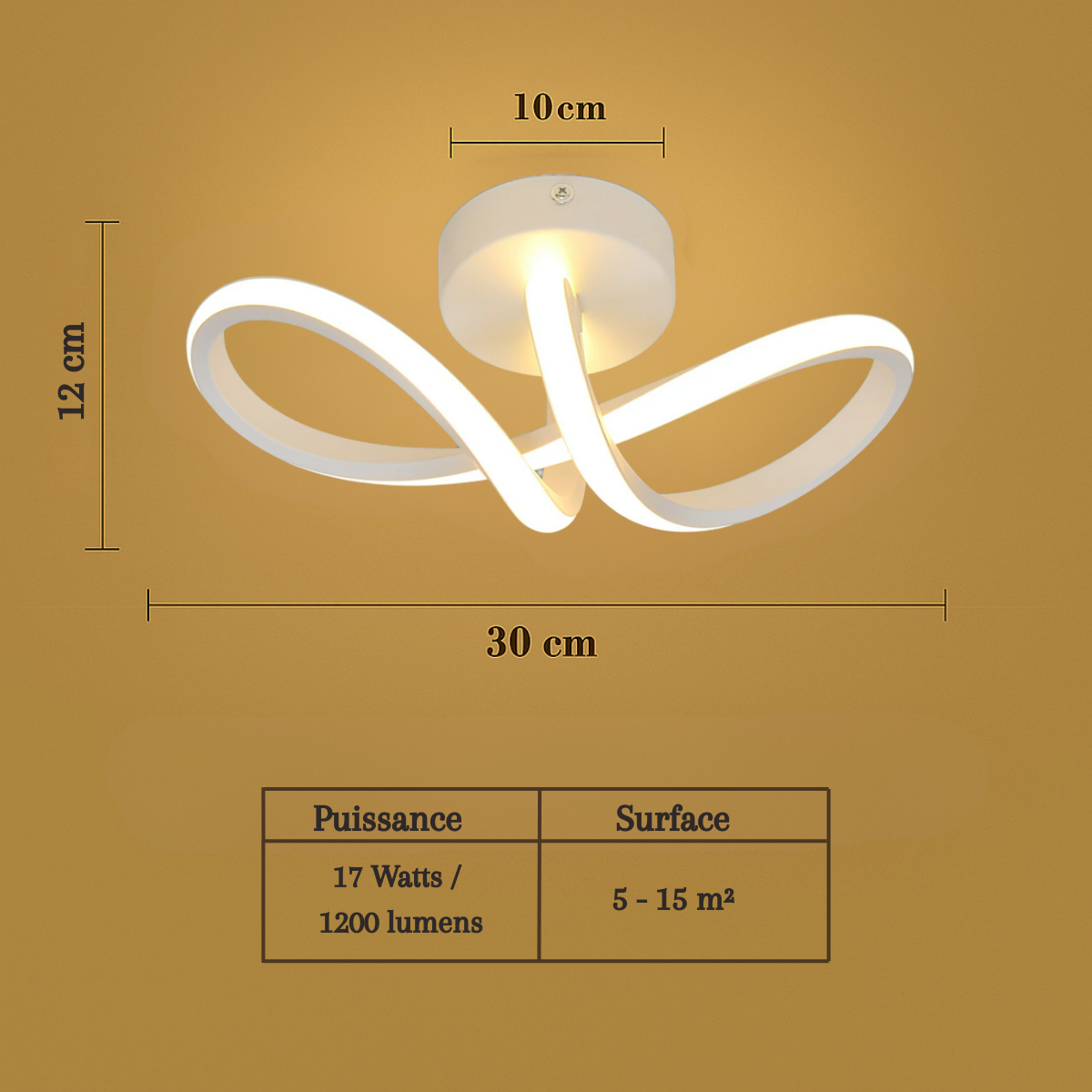 Plafonnier led infini - Infinity