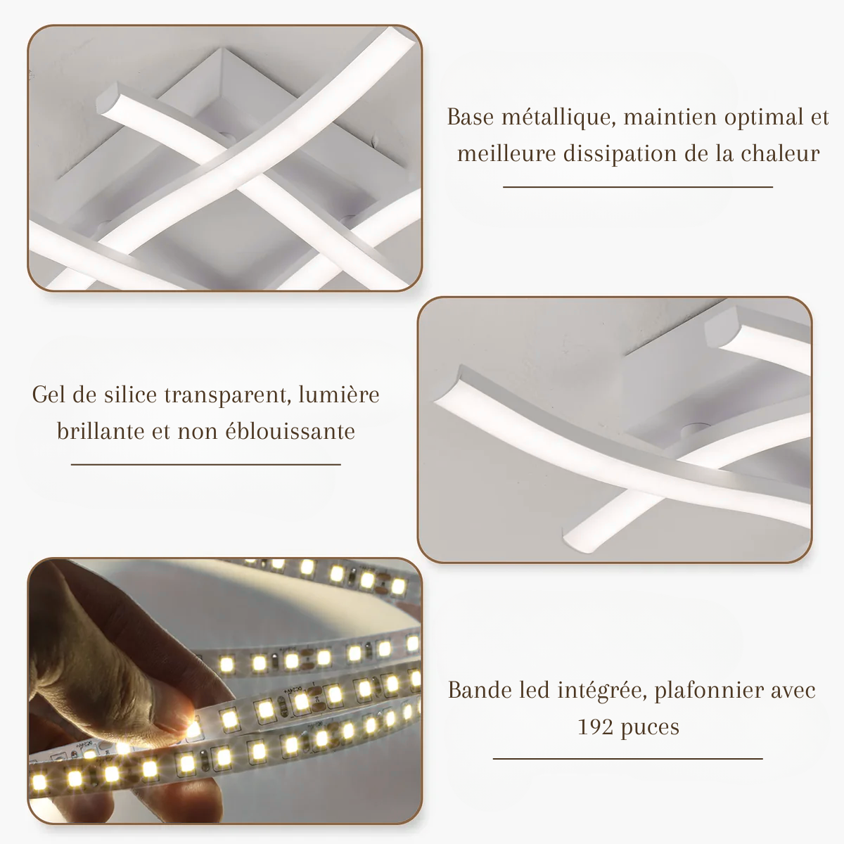 Plafonnier LED moderne design - Illume