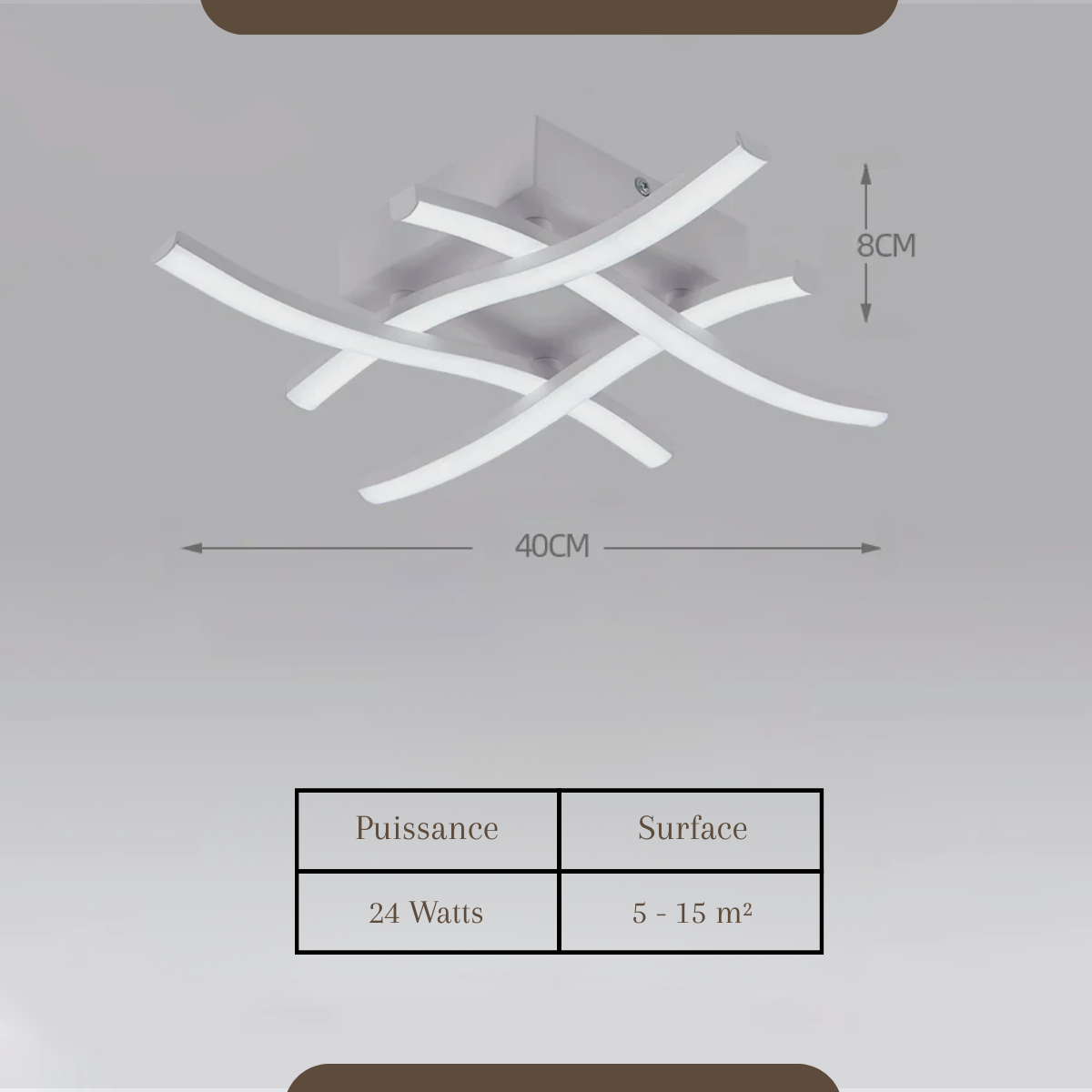 Plafonnier LED moderne design - Illume