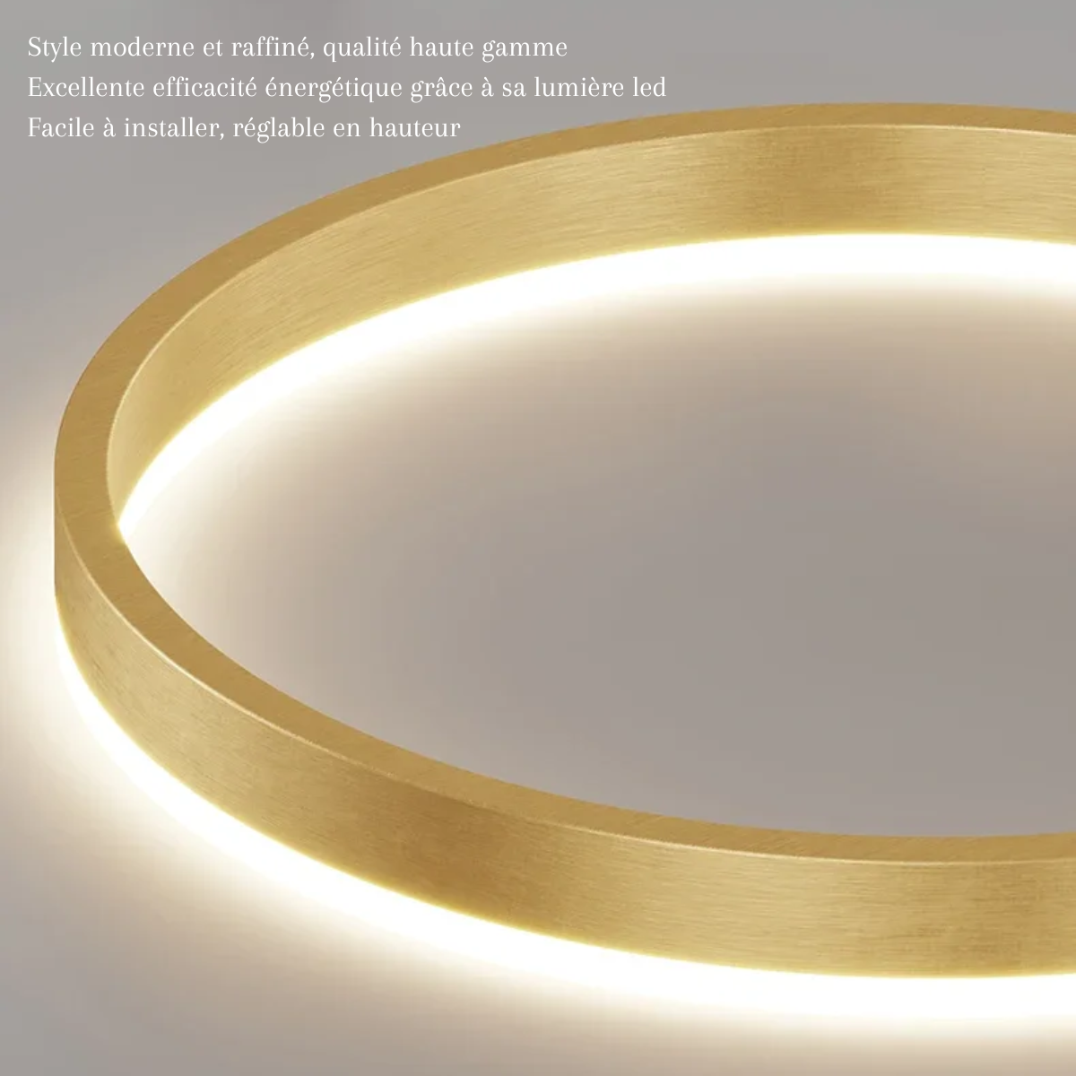 Plafonnier LED rond suspendu - Vantage