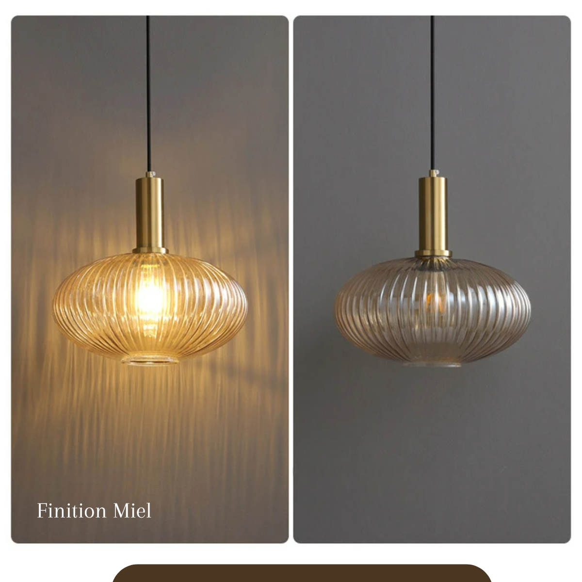 Plafonnier verre vintage - Ethereal