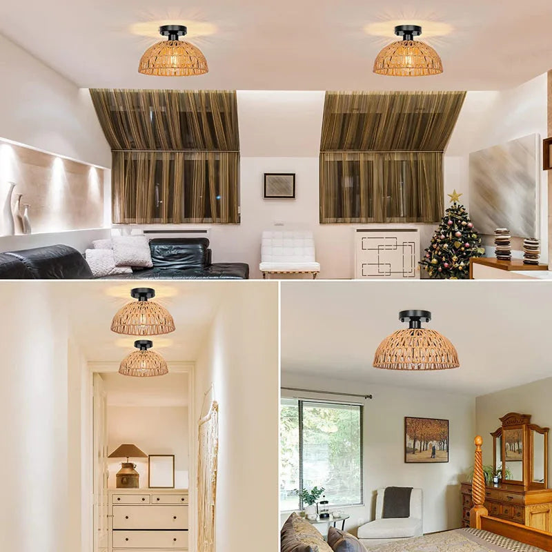 Luminaire plafonnier bambou - Aurea