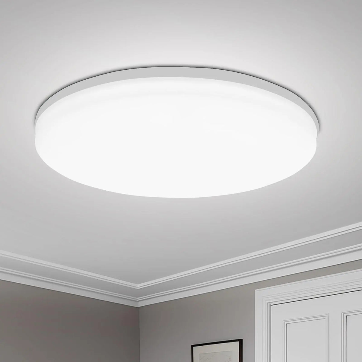 Plafonnier led rond blanc - Zenith