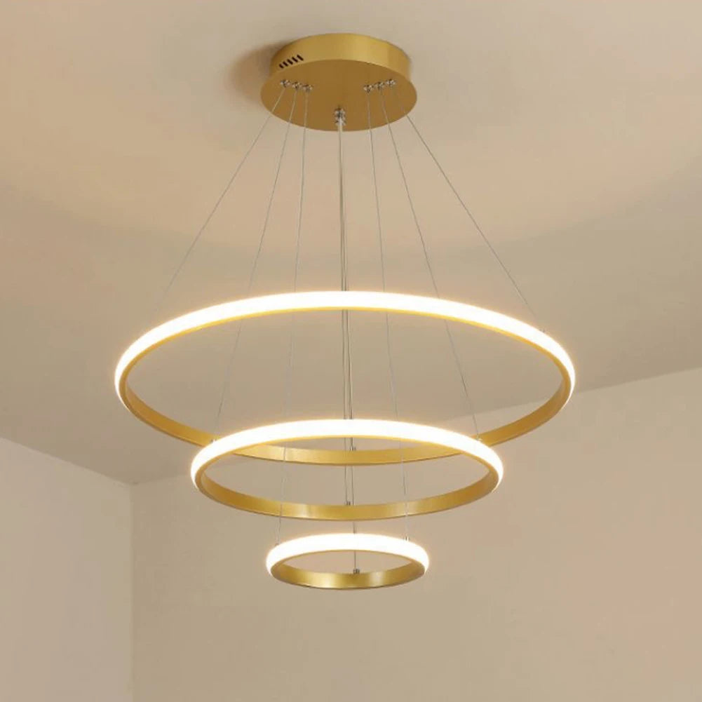 Lustre 3 cercles - Celestial