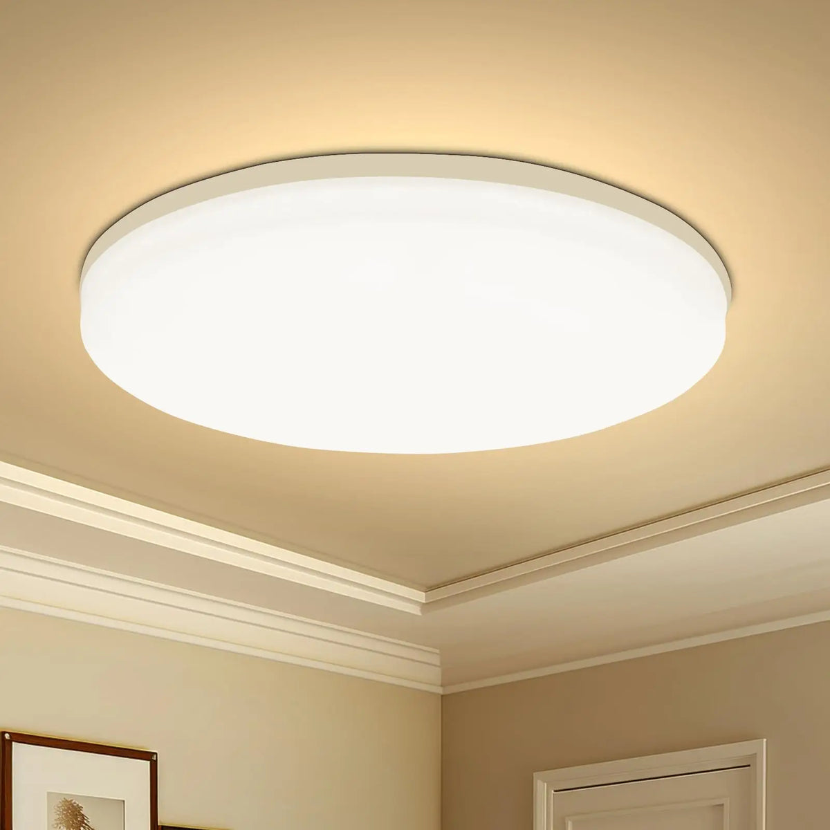 Plafonnier led rond blanc - Zenith