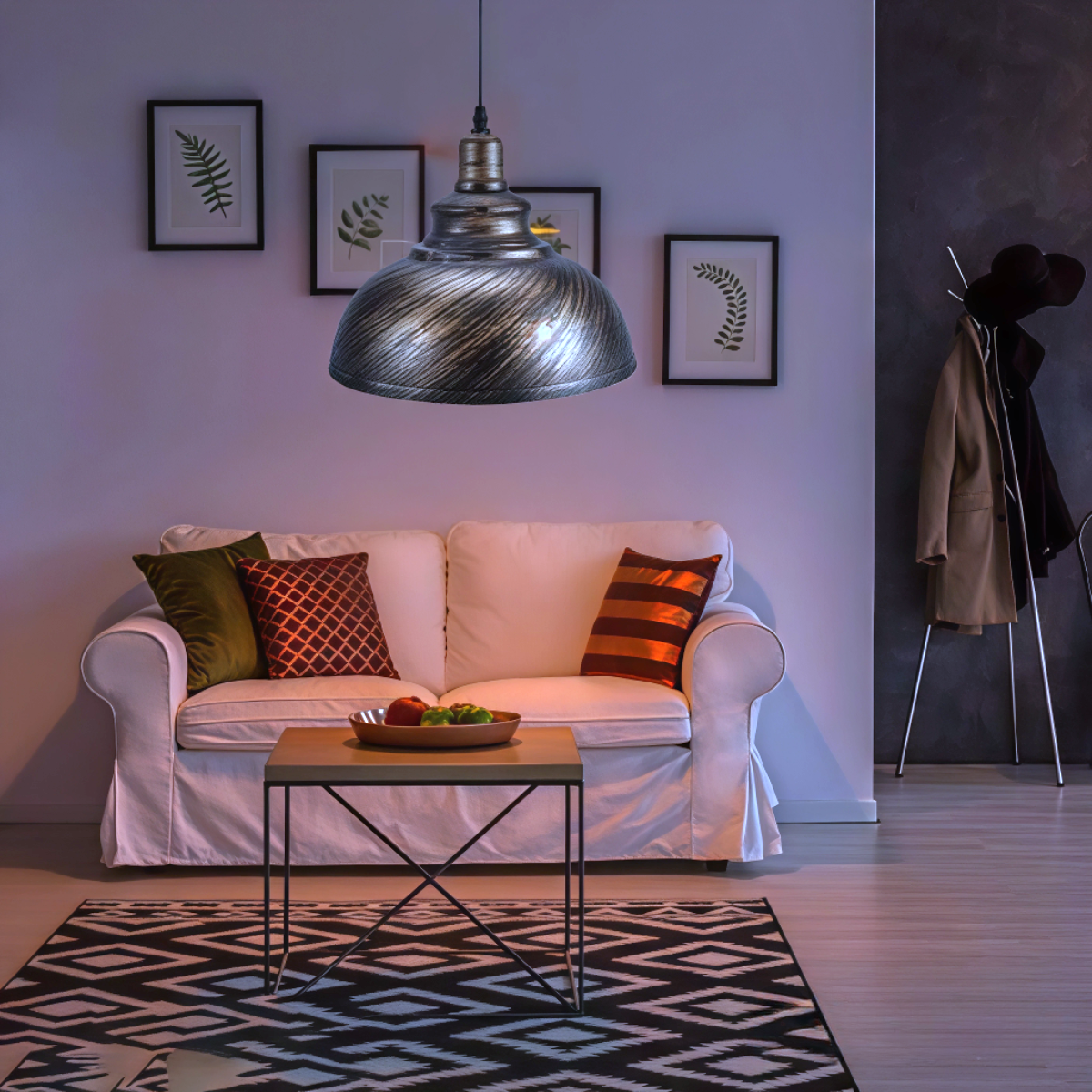 Suspension industrielle vintage - Lumoraine